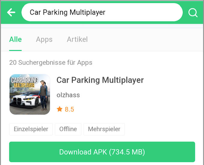 Car Parking Multiplayer herunterladen