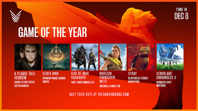 The Game Awards 2022 - Todos os Nomeados