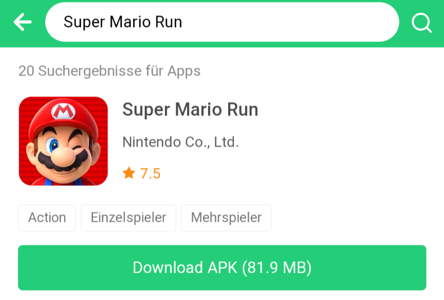 Super Mario Run herunterladen