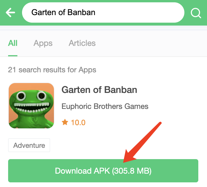 Garten of Banban 2 Mobile Download Android APK & IOS