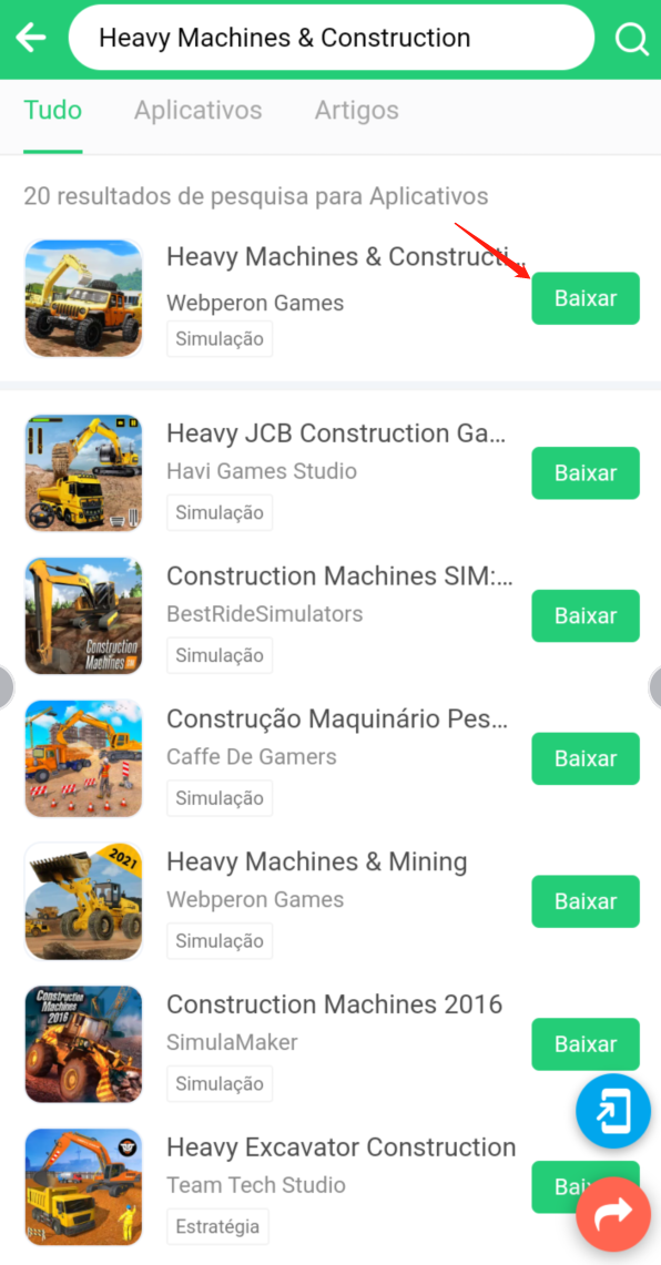 baixar Heavy Machines Construction no Android