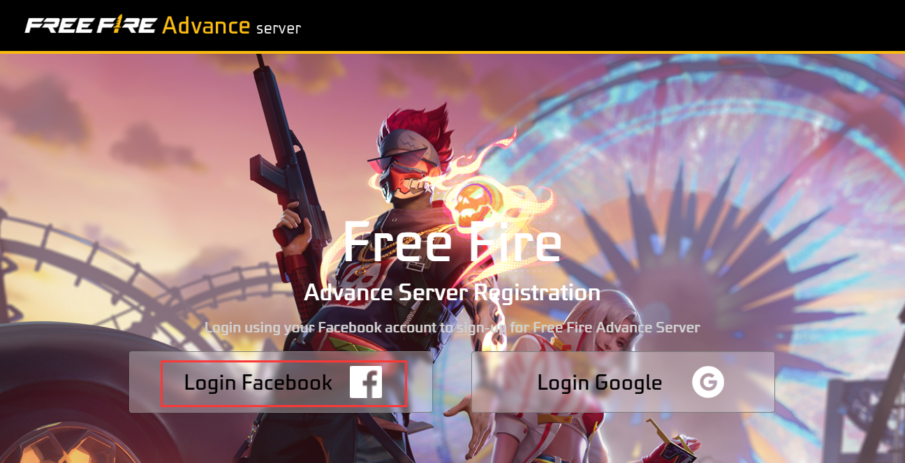 Free Fire OB40 Advance Server تسجيل
