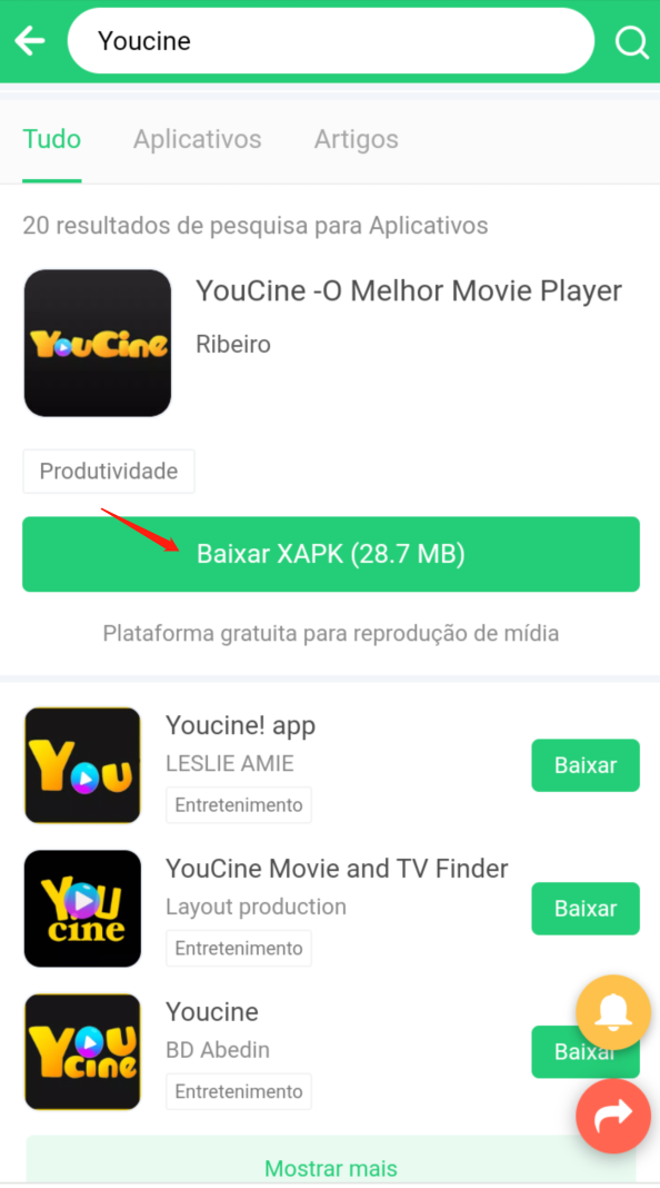 Youcine - Baixar apk download atualizado