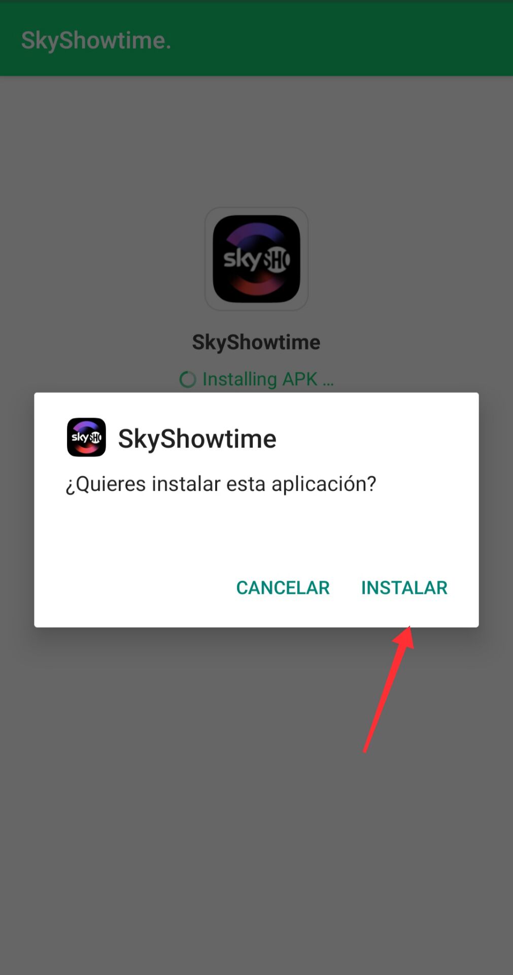 Cómo Descargar SkyShowtime En Android