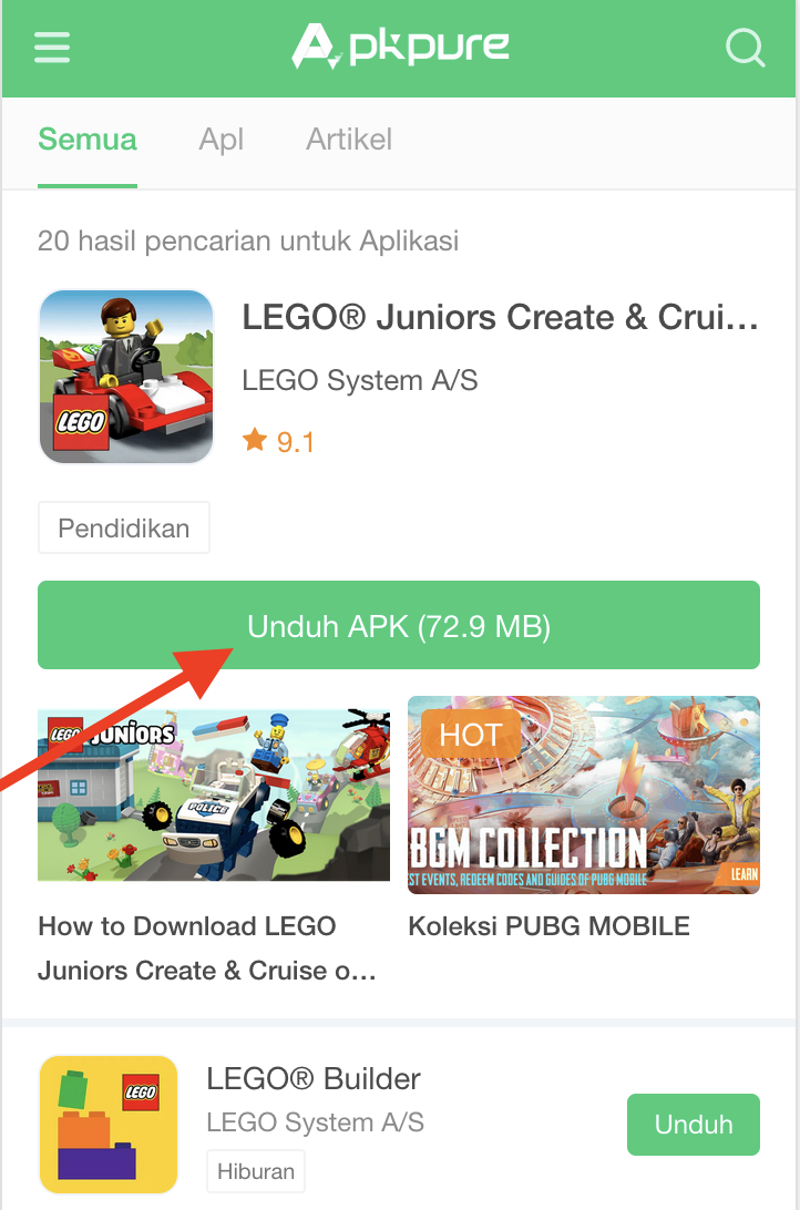 LEGO unduh