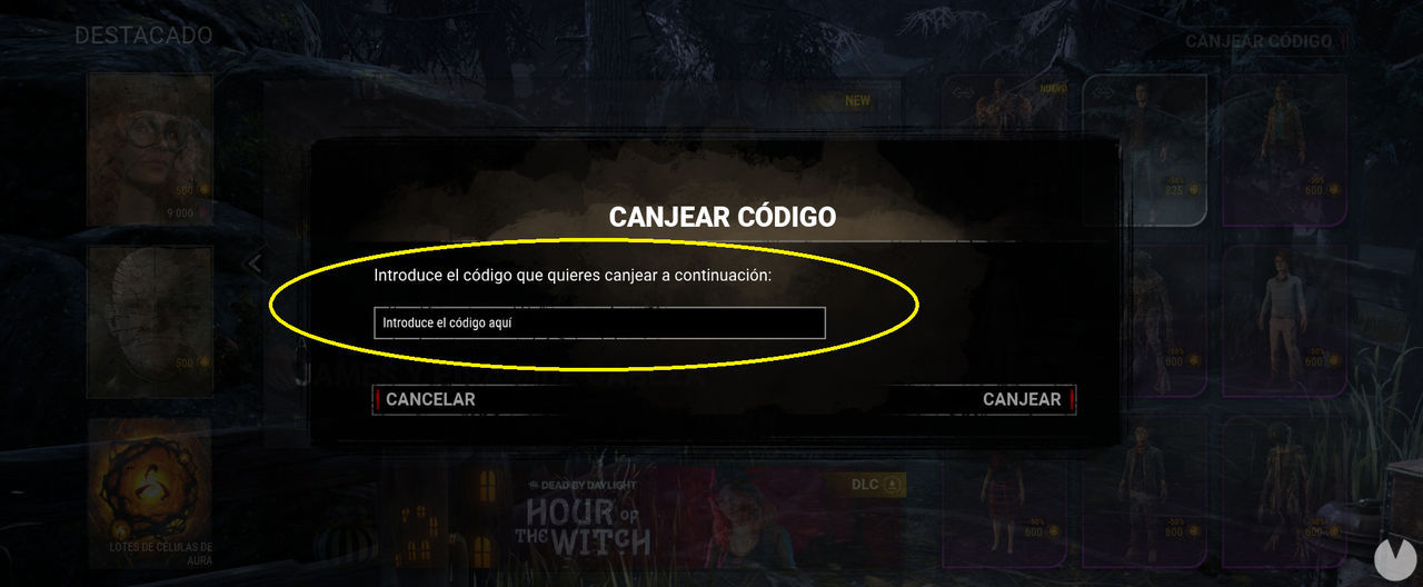 Cómo canjear los códigos de Dead by Daylight