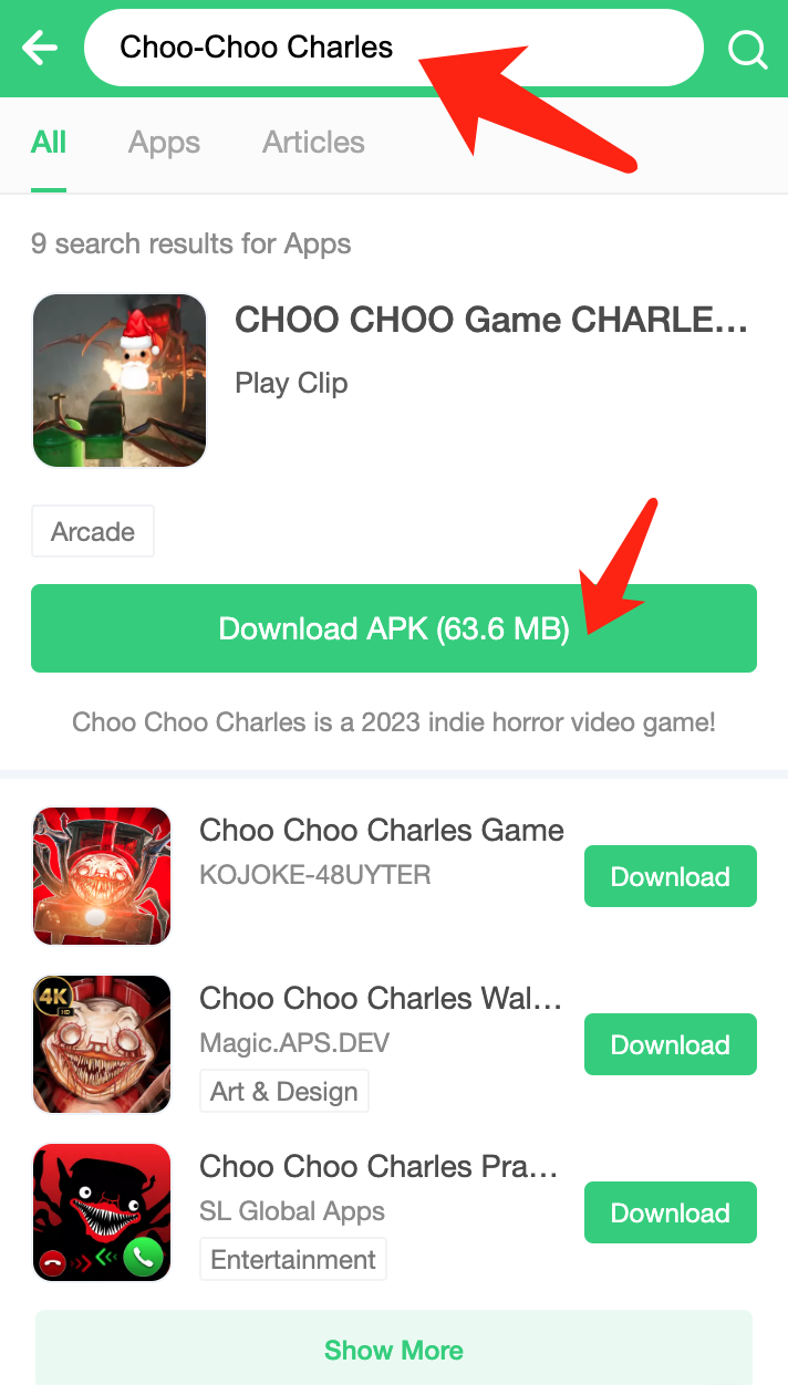 How to Download Choo-Choo Charles on Android