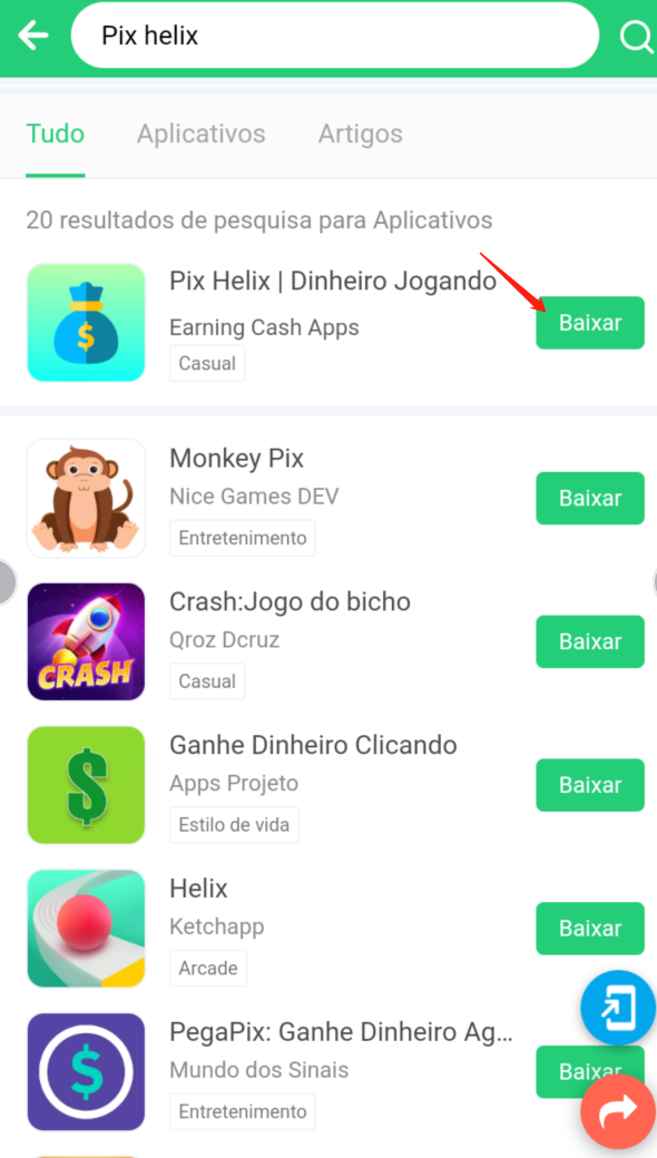 Como baixar Pix Helix no Android