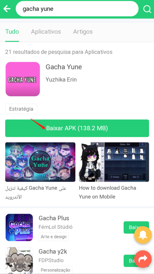 Download do APK de Gacha Yune Mod para Android