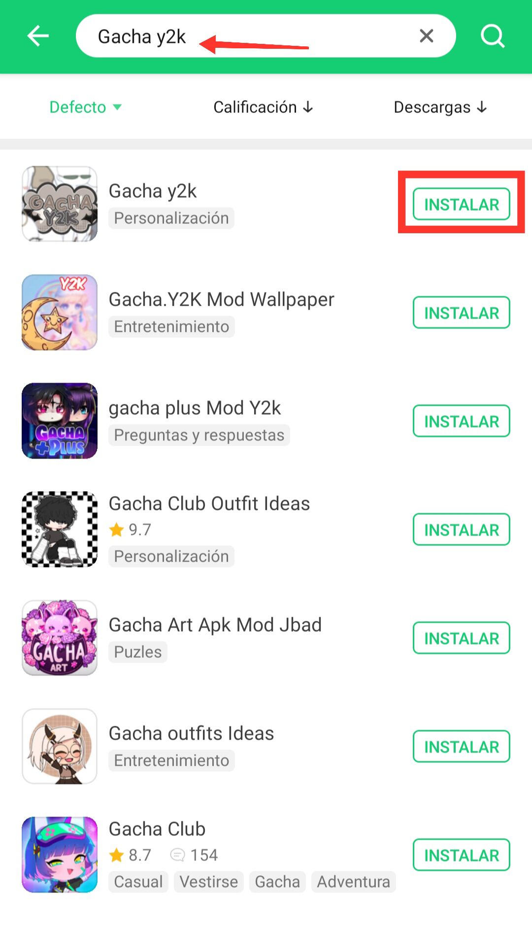 Como baixar Gacha y2k no Android