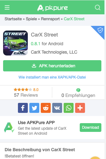 CarX Street herunterladen