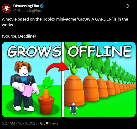 grow a garden movie news