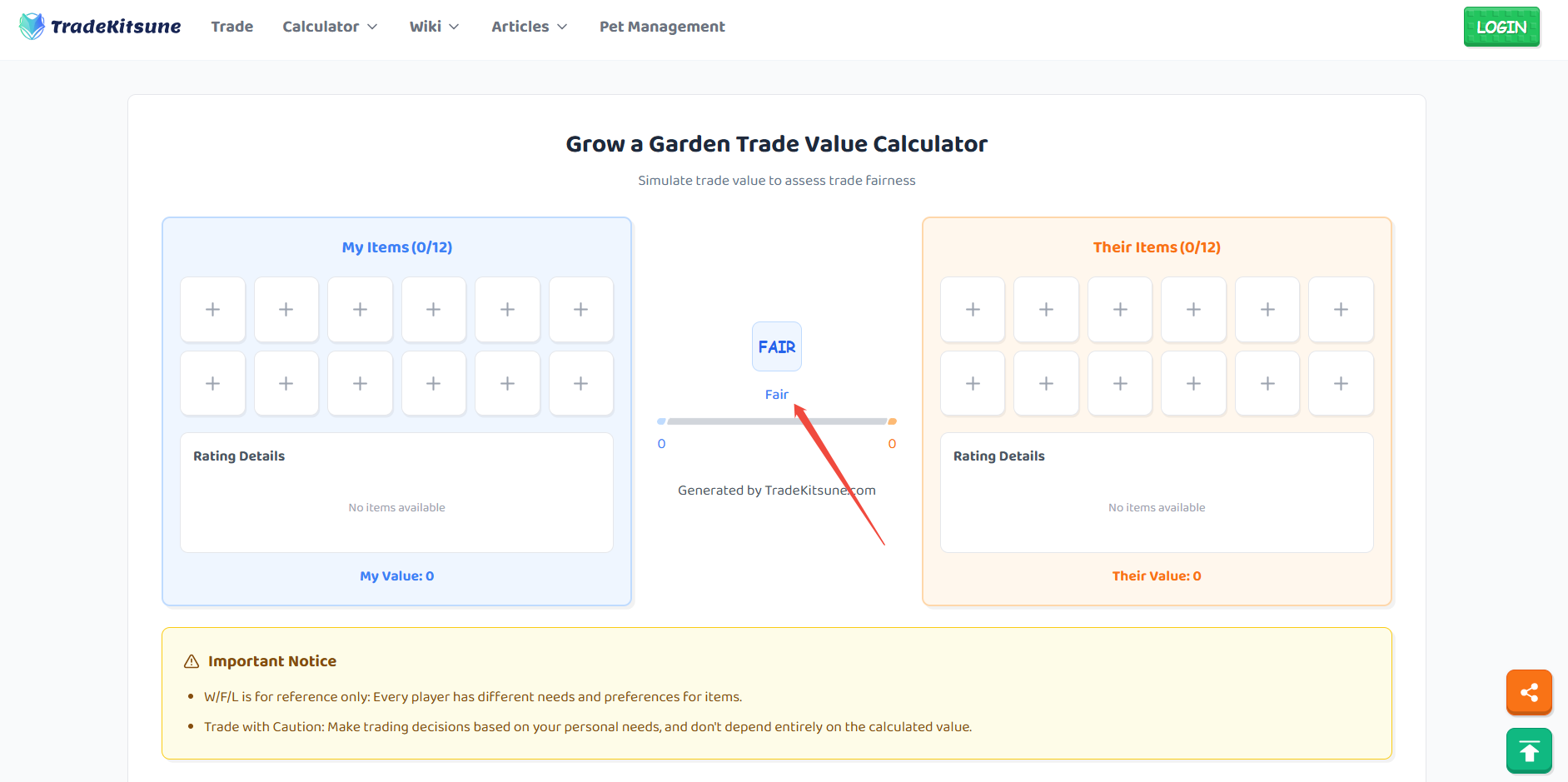 grow a garden calculator