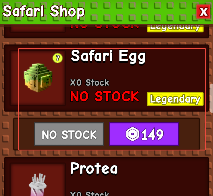 grow a garden safari egg