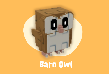 Grow a garden barn owl pet