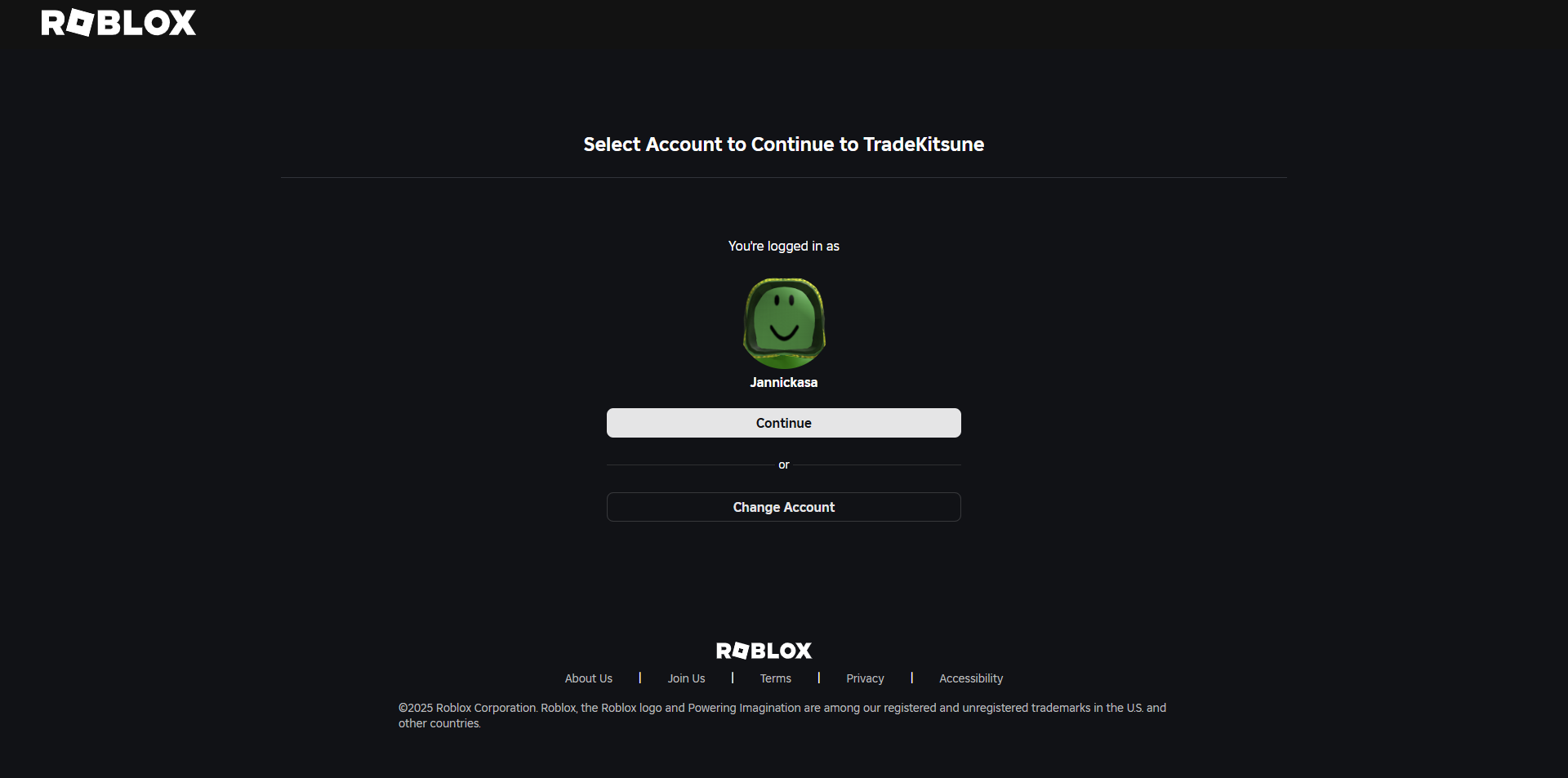 roblox login access