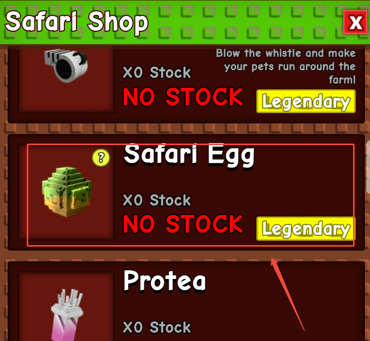 grow a garden safari egg