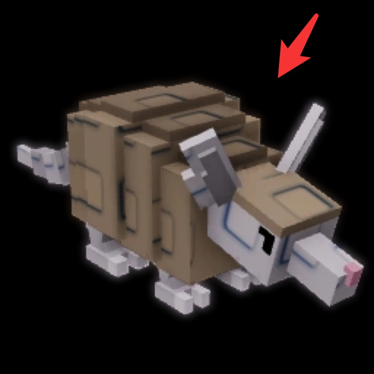What does the Armadillo do in Grow A Garden?