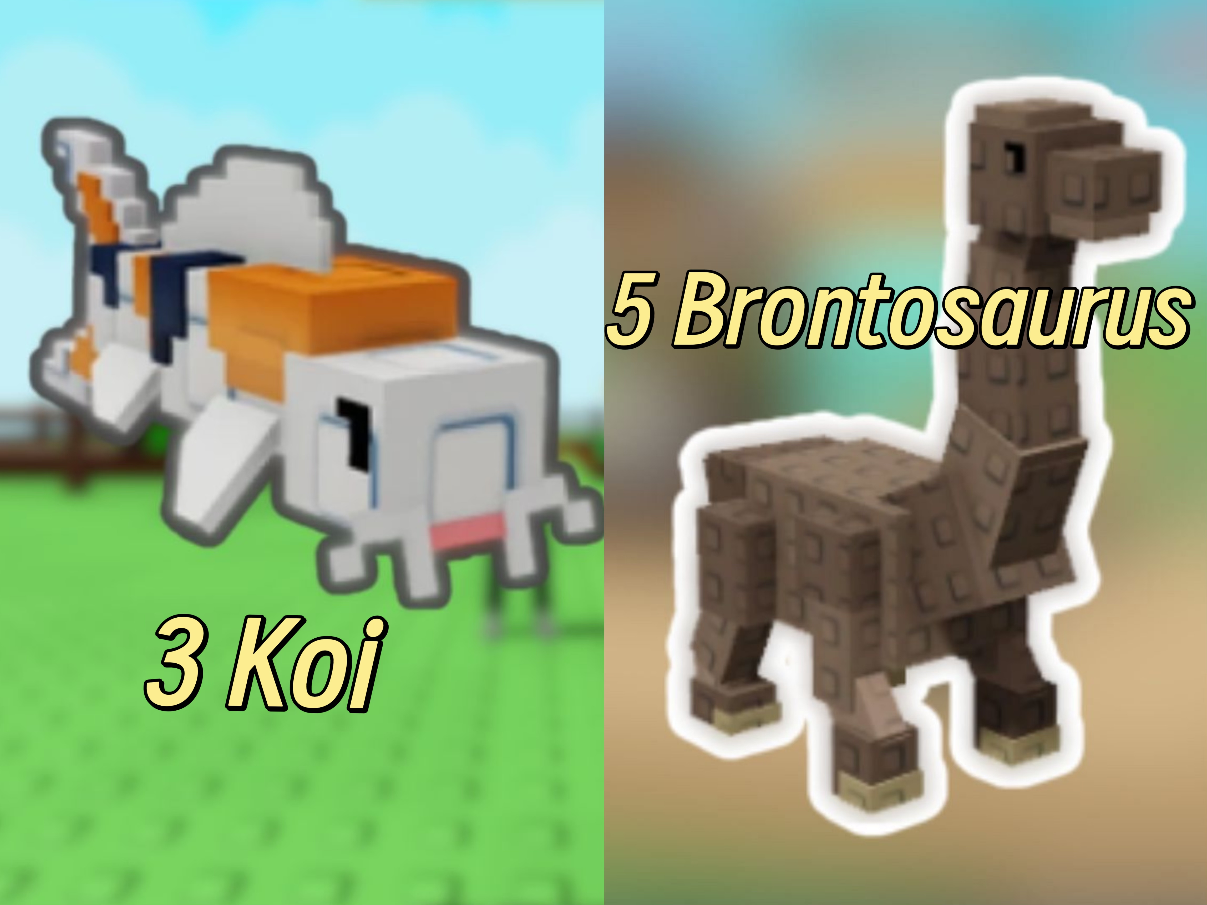 Combo 2: The Brontosaurus Builder