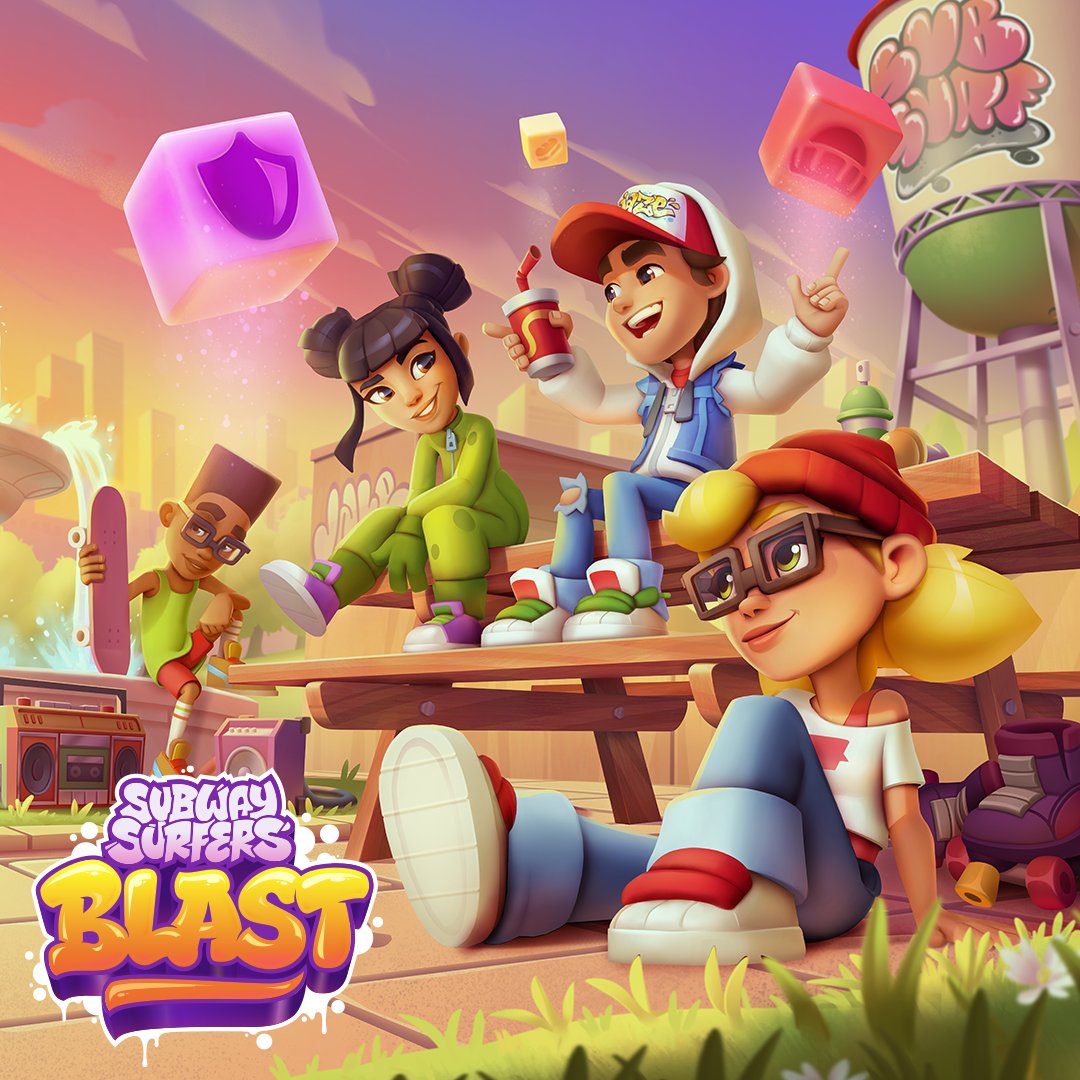 Subway Surfers Blast, el nuevo juego de rompecabezas de combinación  ambientado en el mundo de Subway Surfers, abre el prerregistro