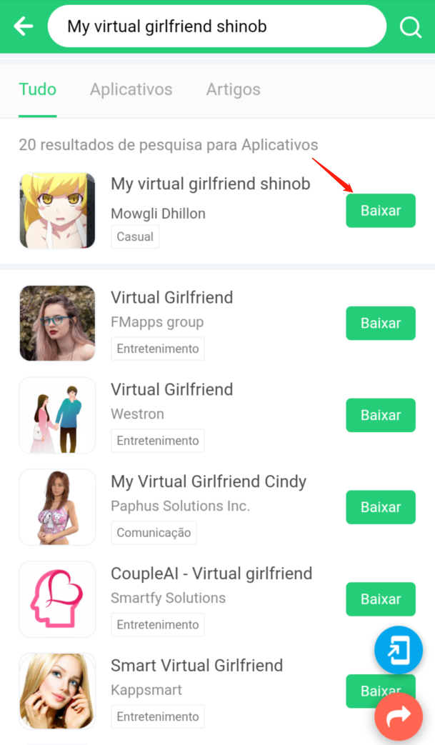 My virtual girlfriend shinob para Android - Download