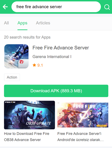 Garena Free Fire Max's Advance Server OB42 Registration Opens