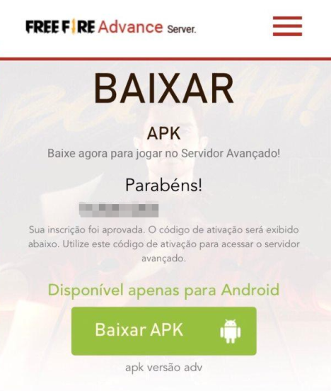 Como se registrar e baixar o Servidor Avançado OB39 Free Fire