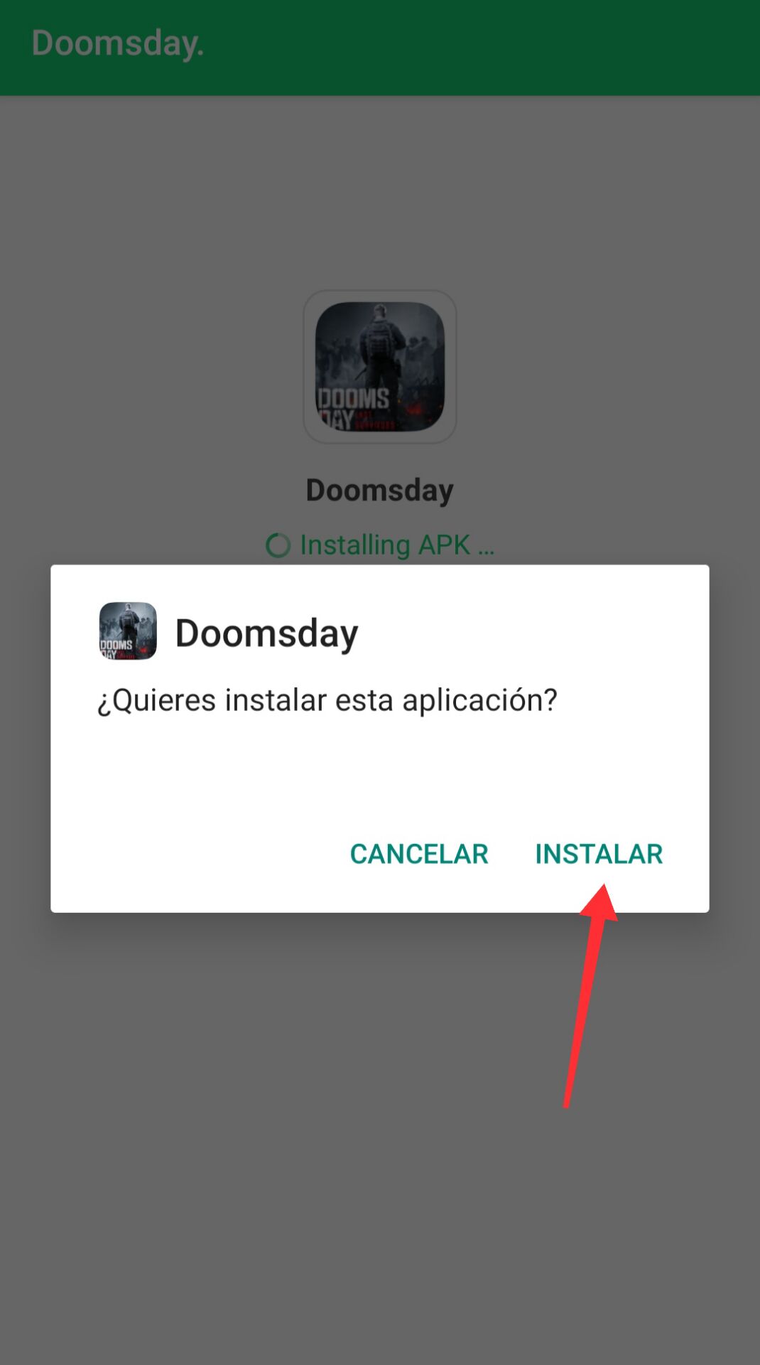 Cómo descargar Doomsday en Android