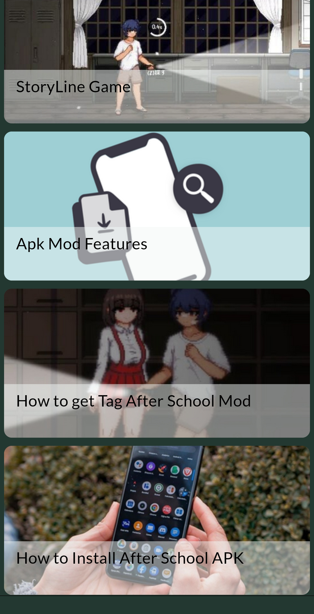 Tag after school mod تنزيل  
