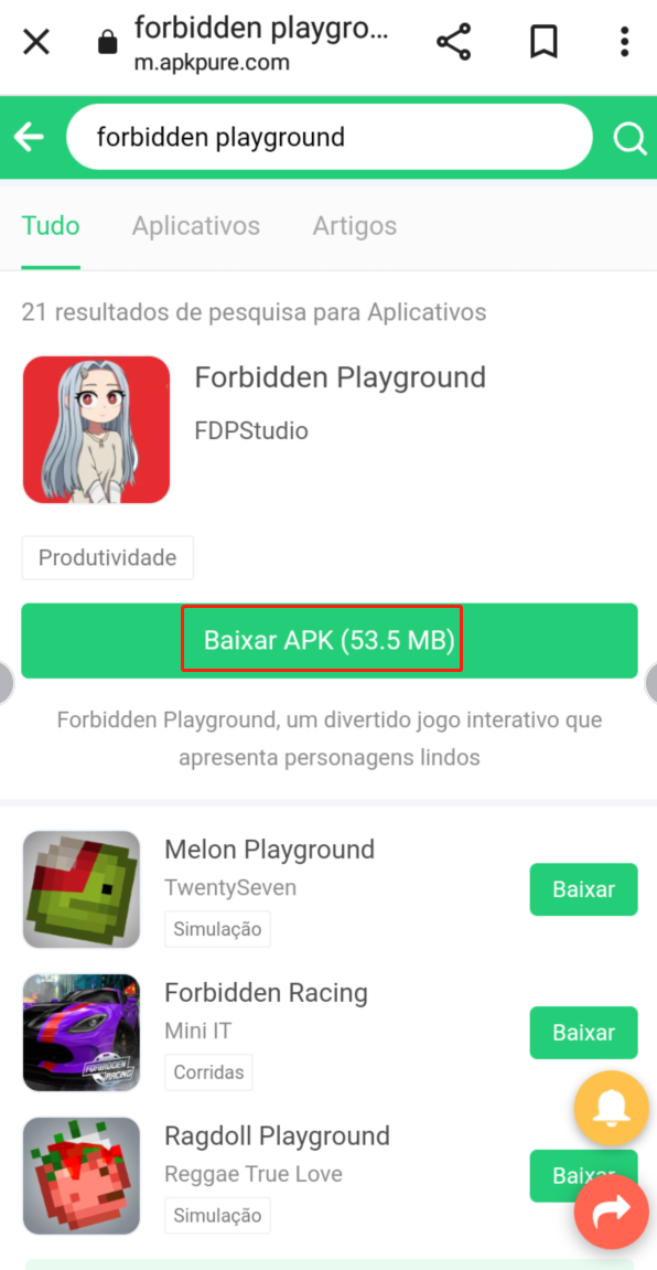 Como baixar e jogar Forbidden Playground no Android
