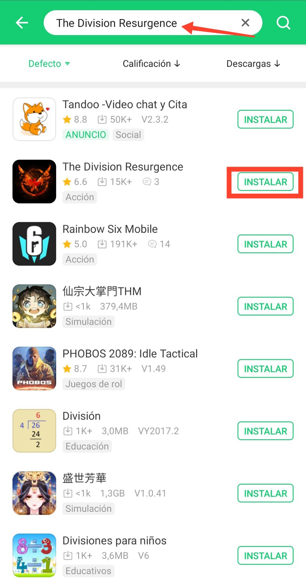 descargar The Division Resurgence