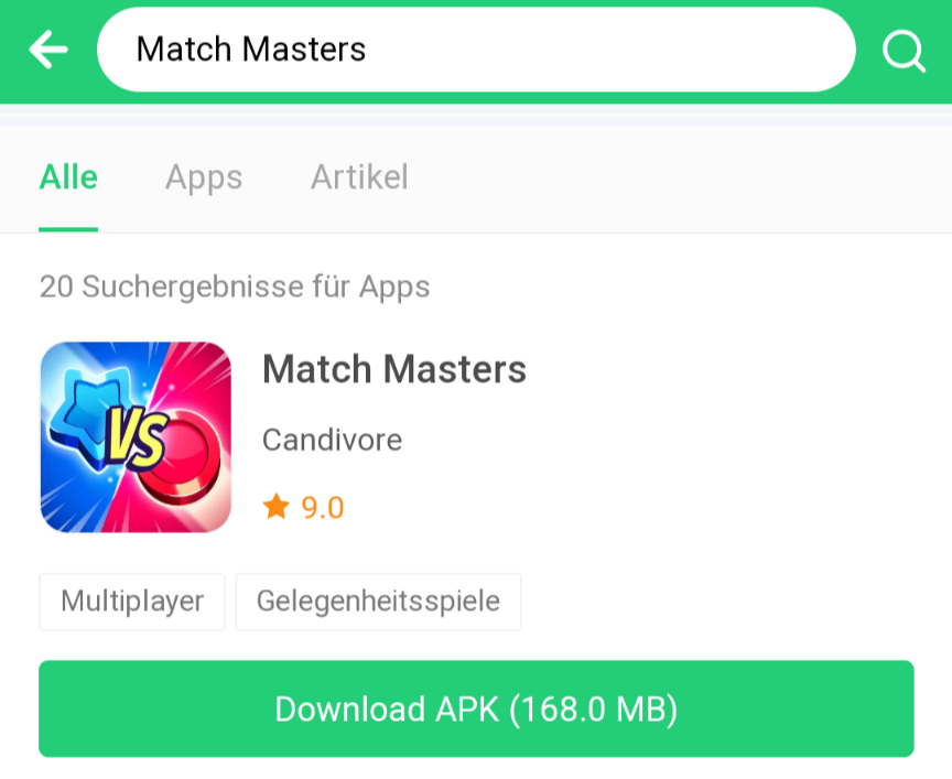 Match Masters herunterladen