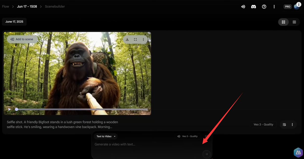  AI Bigfoot forest vlog