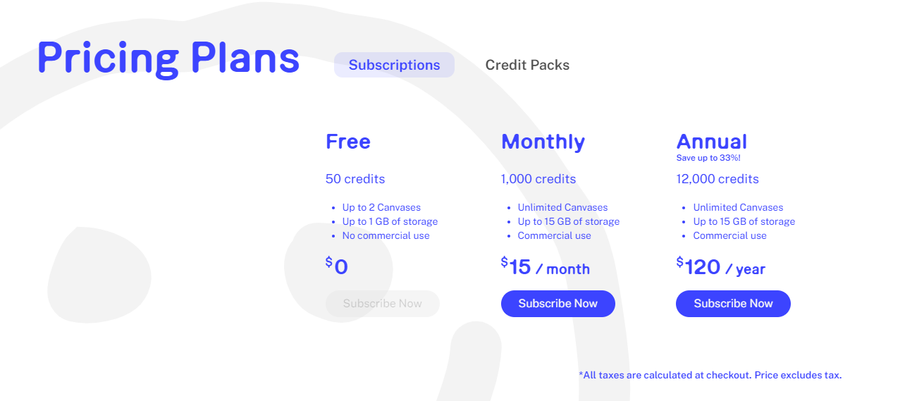 Kaiber AI Subscription Plans