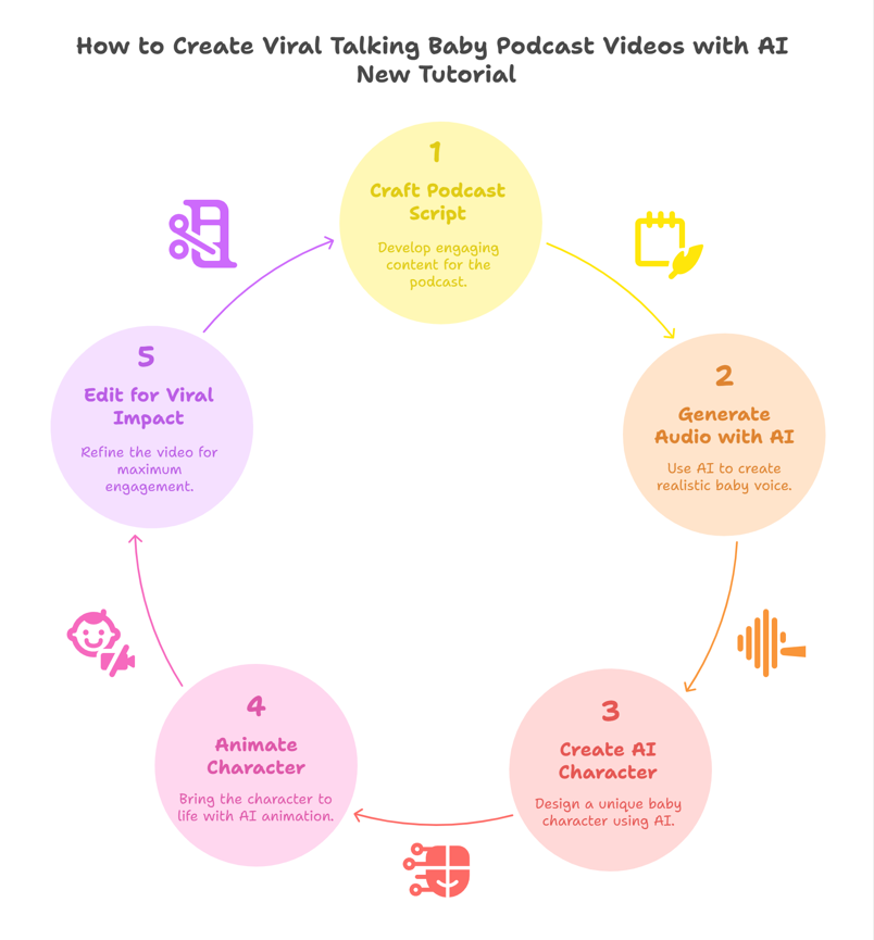 How to Create Viral Talking Baby Podcast Videos with AI 2025