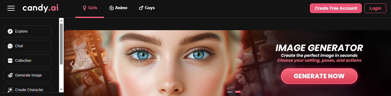 Top SweetAI Chat Alternatives Candy.ai