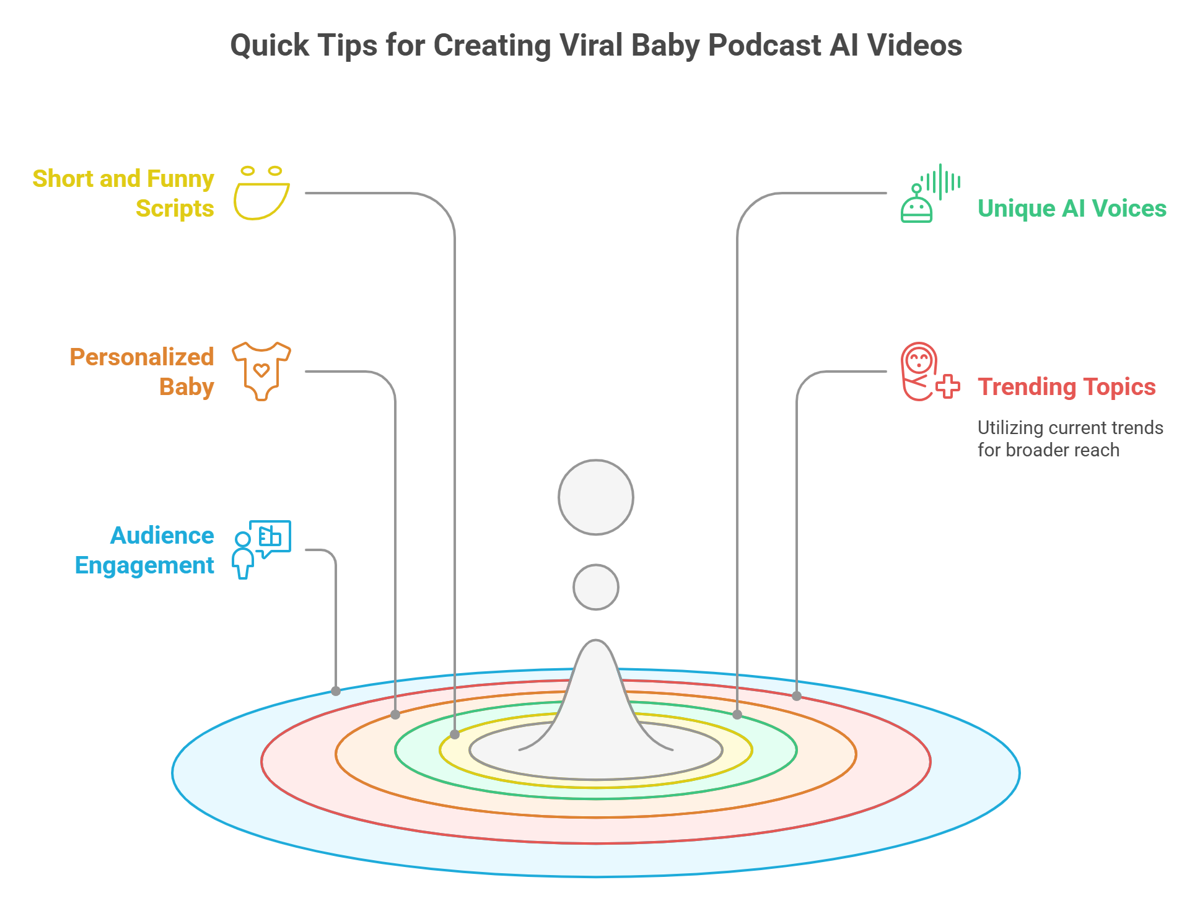 talking baby podcast with AI