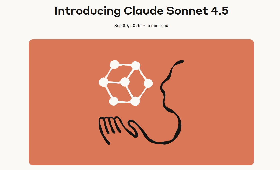 Introducing Claude Sonnet 4.5