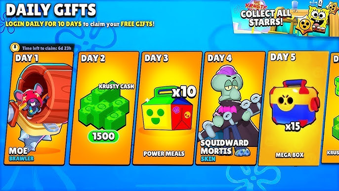 Brawl Stars'ta 1000 Krusty Kash (yengeç parası) Ücretsiz Nasıl Elde Edilir