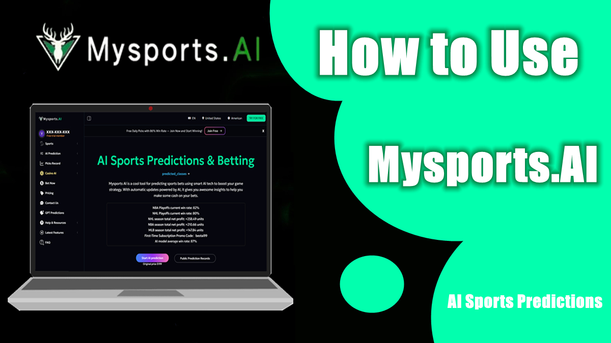 How to Use Mysports.AI for AI Sports Predictions 2025 | A Step-by-Step Guide