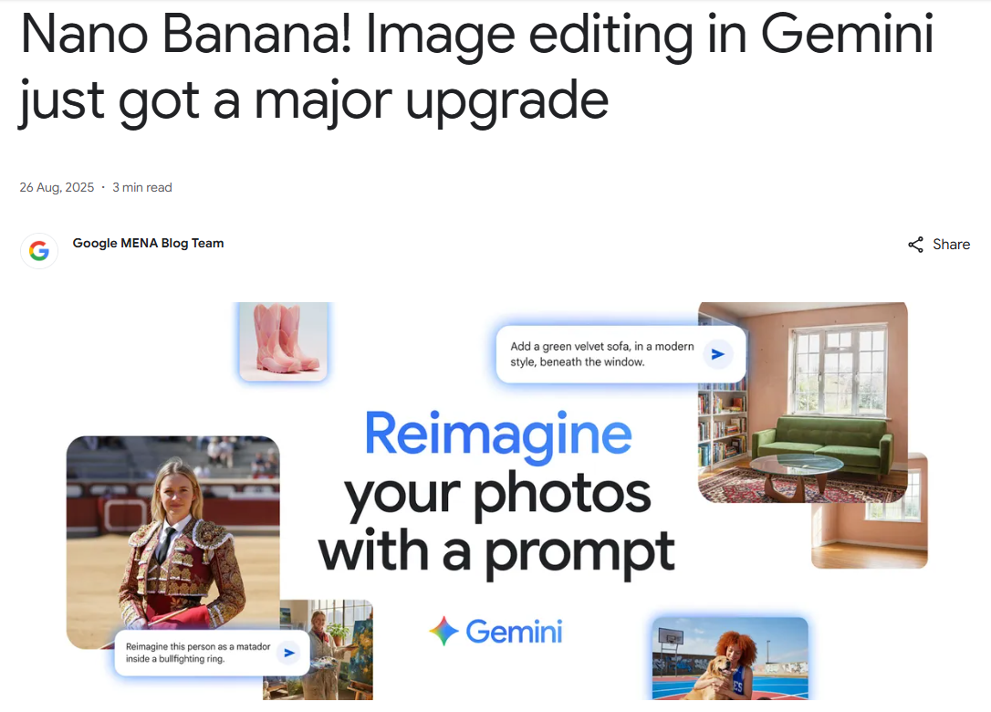 Gemini 2.5 Flash Image (aka nano-banana)