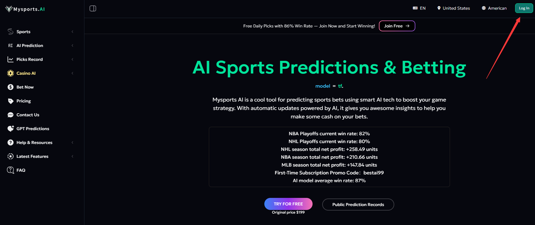 如何使用Mysports.AI