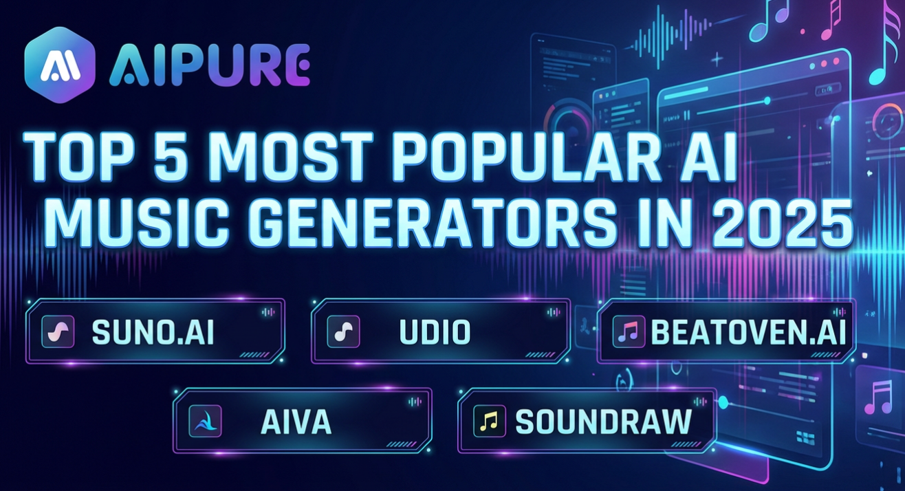 Top 5 Most Popular AI Music Generators in 2025