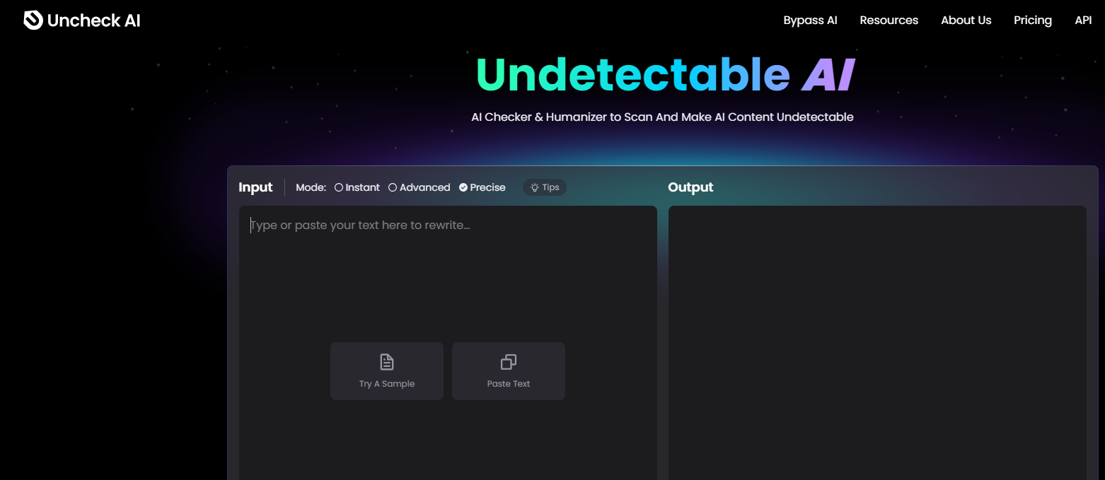 Uncheck AI