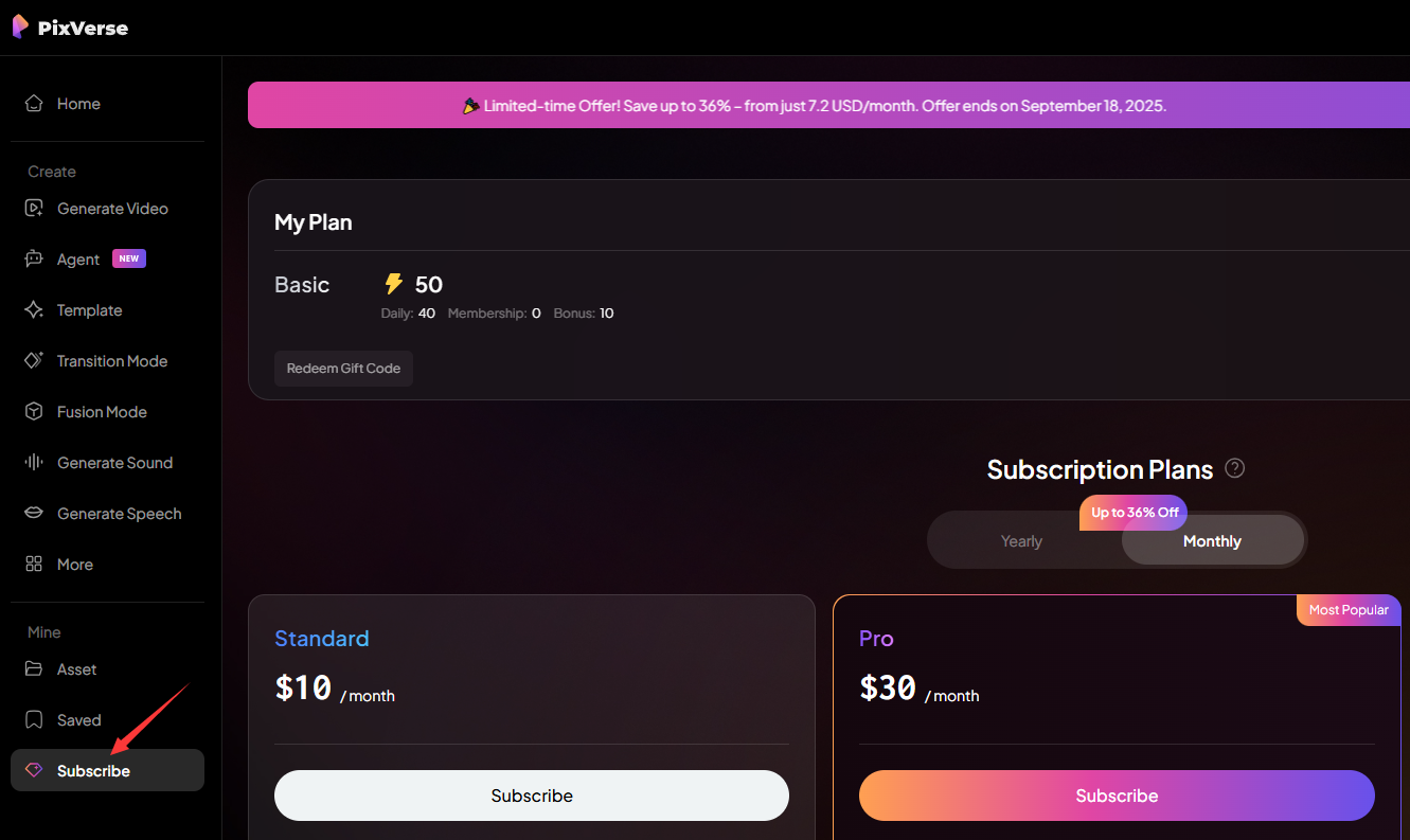 PixVerse price