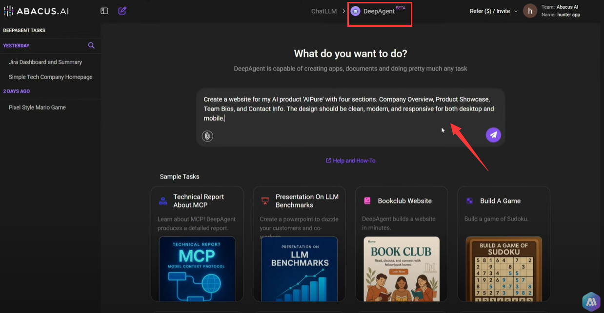 how to use DeepAgent