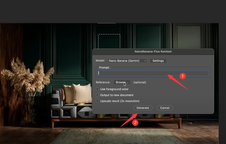 nano banana plugin photoshop