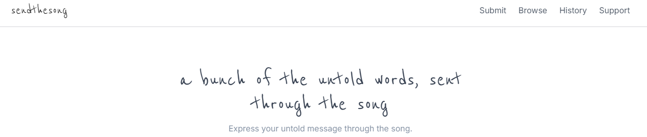 send the song.xyz