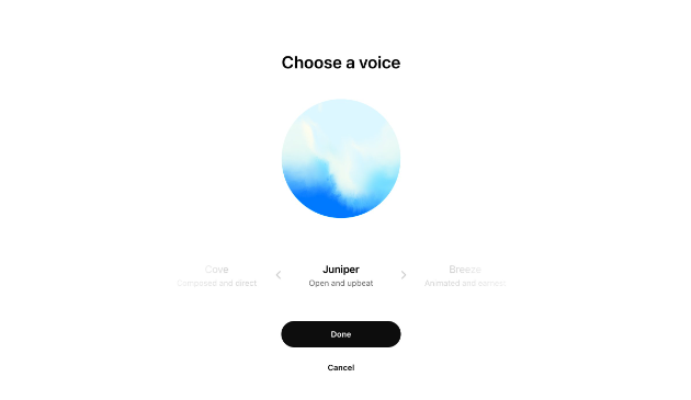 ChatGPT Advanced Voice Mode: 다양한 음성 옵션