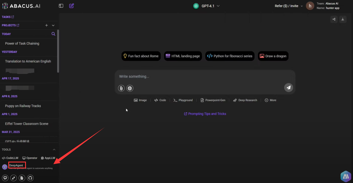 how to use DeepAgent